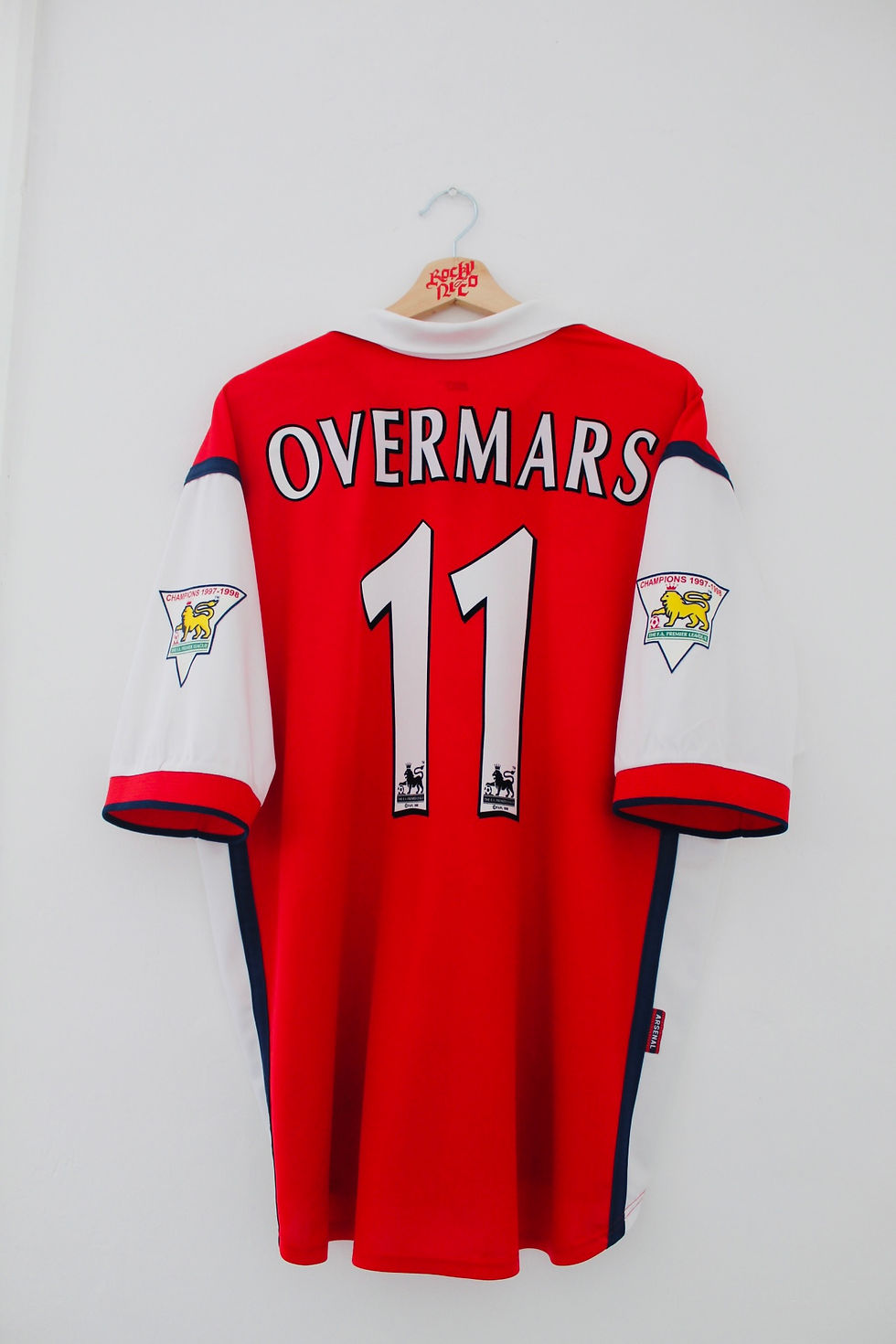 Thumbnail: 1998-99 Marc Overmars Home Shirt (XL) *Mint*