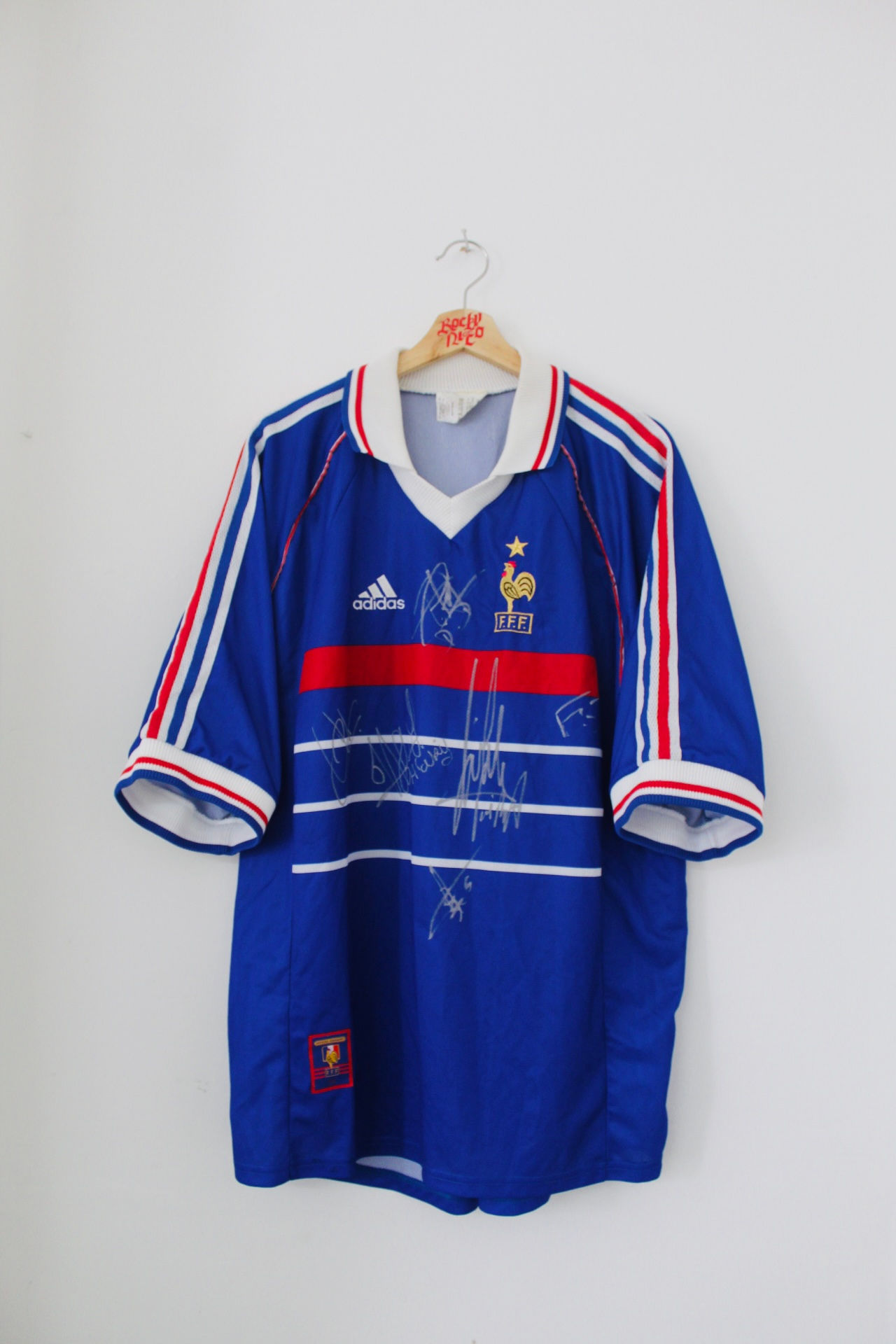 1998-00 France Signed Shirt *W/O COA*
