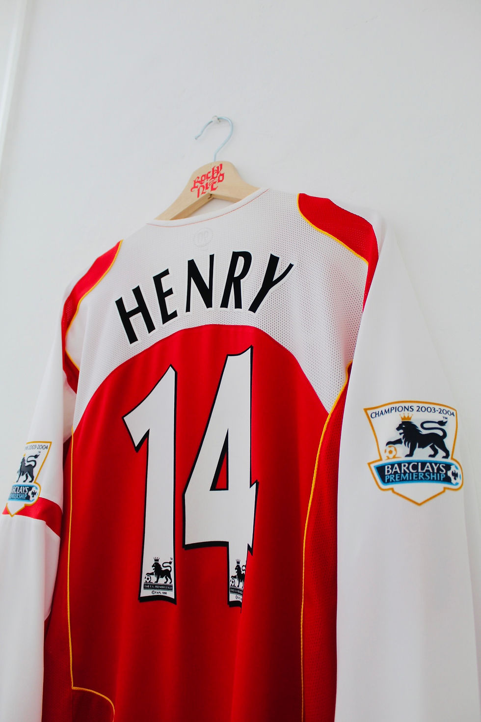 Thumbnail: 2004-05 Thierry Henry Stand Up Speak Up L/S Home Shirt (XL) *Mint*