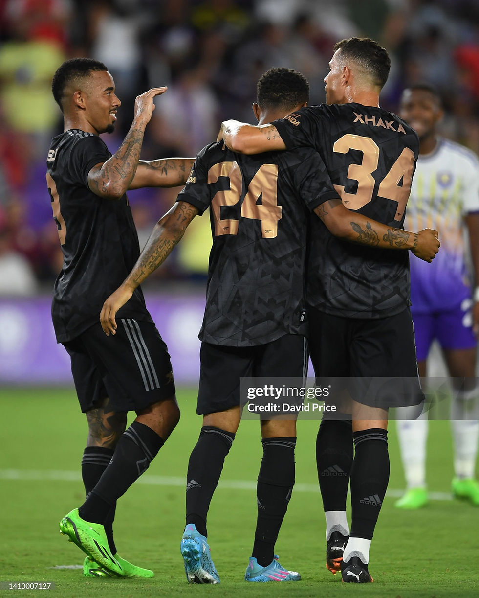 Thumbnail: 2022-23 Granit Xhaka Cup Print Away Shirt (S) *BNWT* + List of extras