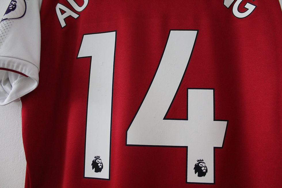 Thumbnail: 2016-17 Pierre-E Aubameyang Home Shirt (L) *Vintage Condition*