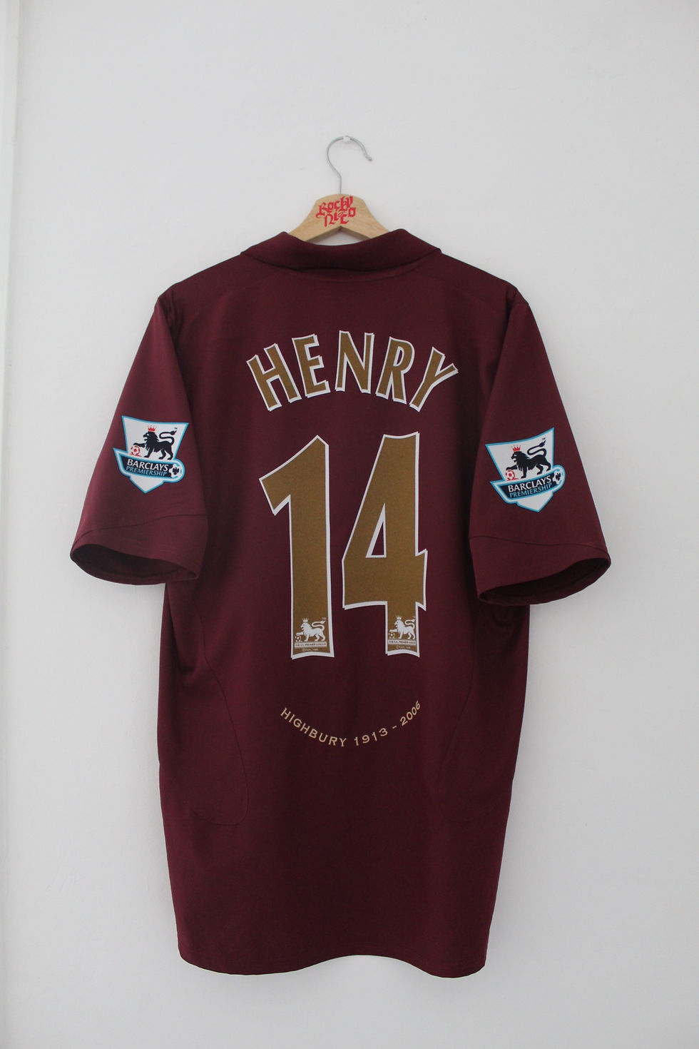 Thumbnail: 2005-06 Thierry Henry Final Game Home Shirt (XL) *Mint*