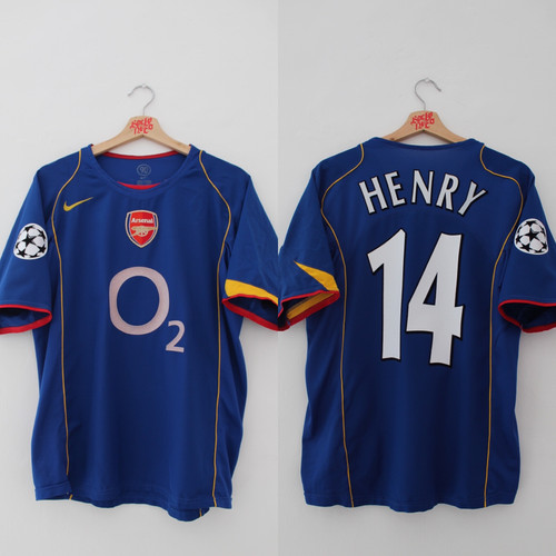 2004-05 Thierry Henry UCL Away Shirt (S) *Good* | rockynico