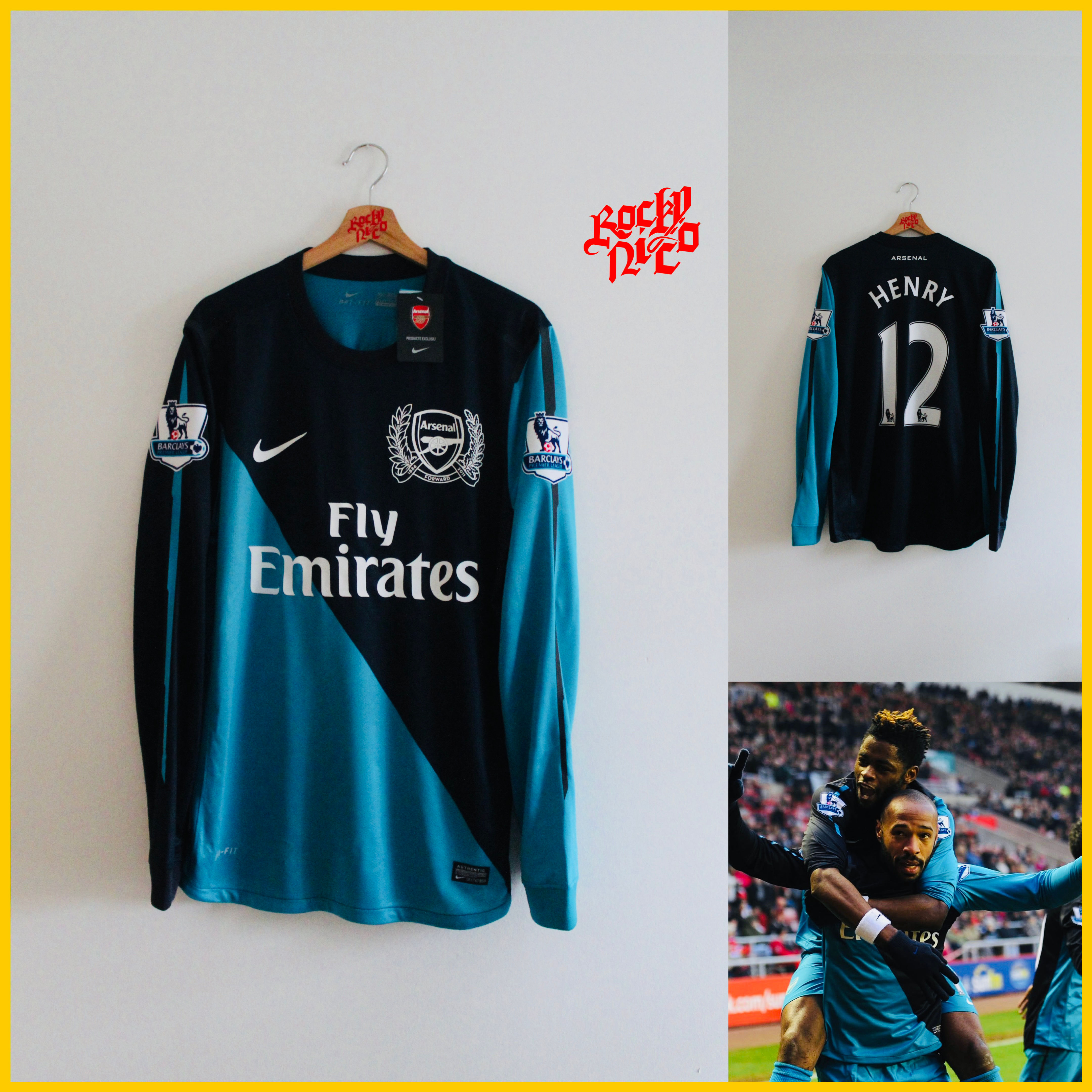 2011-12 Thierry Henry L/S Away Player Spec (XXL Tag - Fits like L) *BNWT*