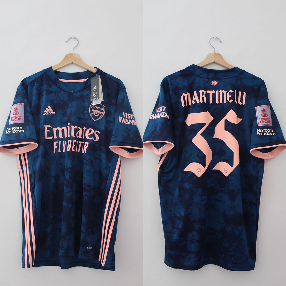 Thumbnail: 2020-21 Gabriel Martinelli FA Cup Third Shirt  (Medium) BNWT