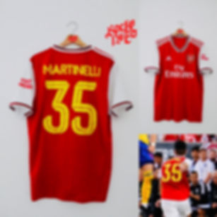 2019-20 Pre-Season Saka or Martinelli Home Shirt
