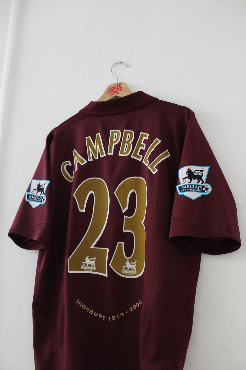 Thumbnail: 2005-05 Sol Campbell Final Game Home Shirt (XL) *Mint*