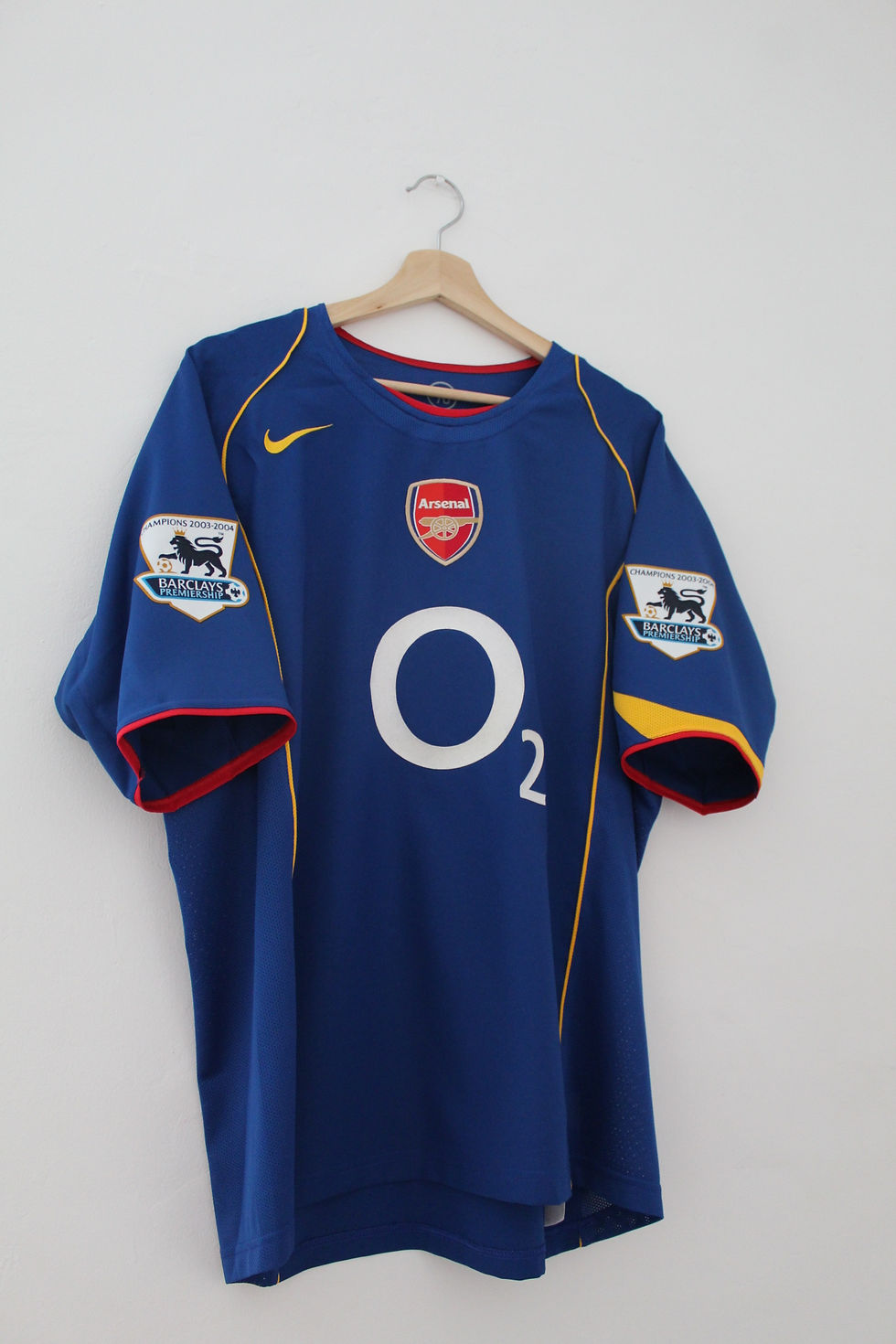 Thumbnail: 2004-05 Patrick Vieira Away Shirt (L) *Excellent*