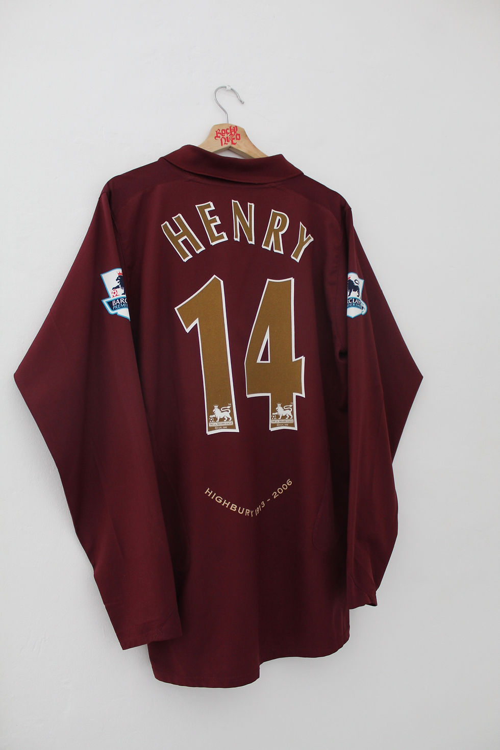 Thumbnail: 2005-06 Thierry Henry Final Game Long Sleeves Home Shirt (L) *Excellent*