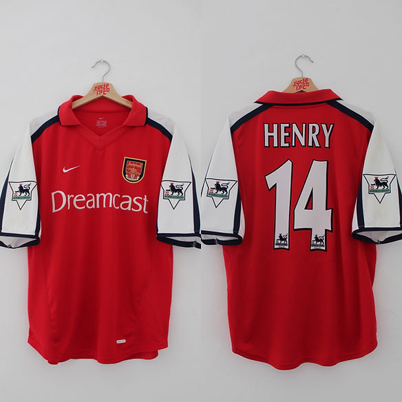 2000-02 Thierry Henry Home Shirt (M) *Near Mint* | rockynico