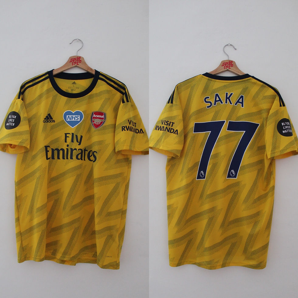 2019-20 Bukayo Saka NHS x BLM Away Shirt (L) *Excellent*