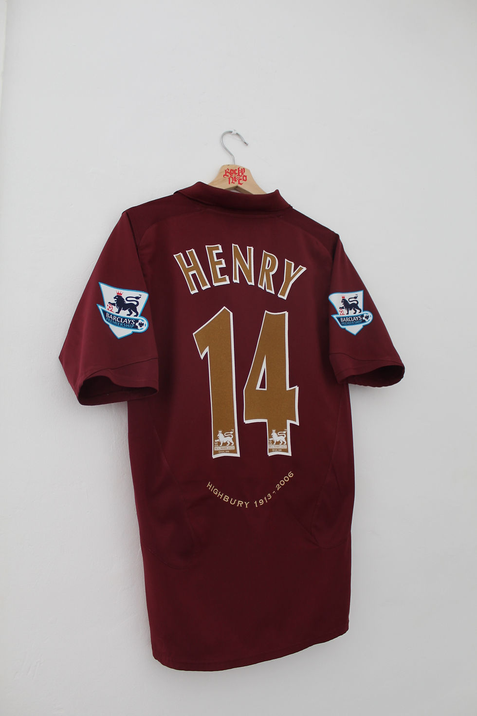 Thumbnail: 2005-06 Thierry Final Game Home Shirt (M) *Mint*
