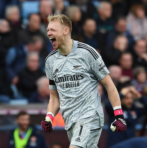 2022-23 Aaron Ramsdale Grey Authentic GK Shirt (L) | rockynico