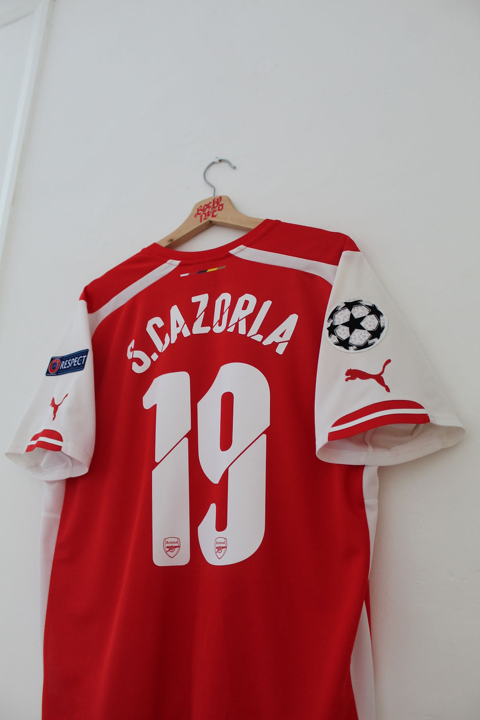 Thumbnail: 2014-15 Santi Cazorla UCL Home Shirt (L) *Mint*