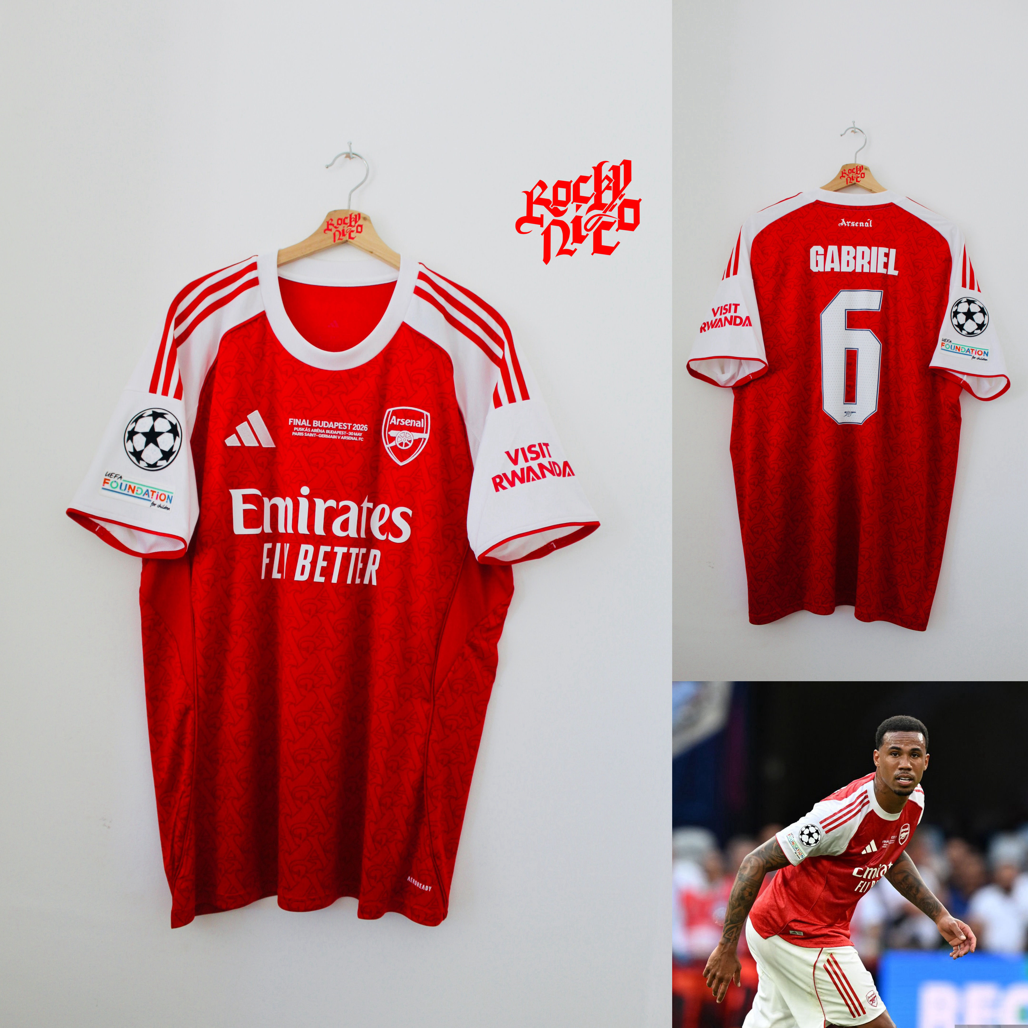 2025-26 ANY NAME STADIUM UCL Finals or ‘Champions 26’ Home Shirt  *BNWT* 