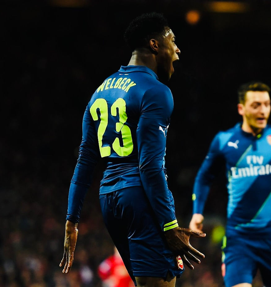 Thumbnail: 2014-15 Danny Welbeck FA Cup Third Long Sleeves (M) *Excellent*