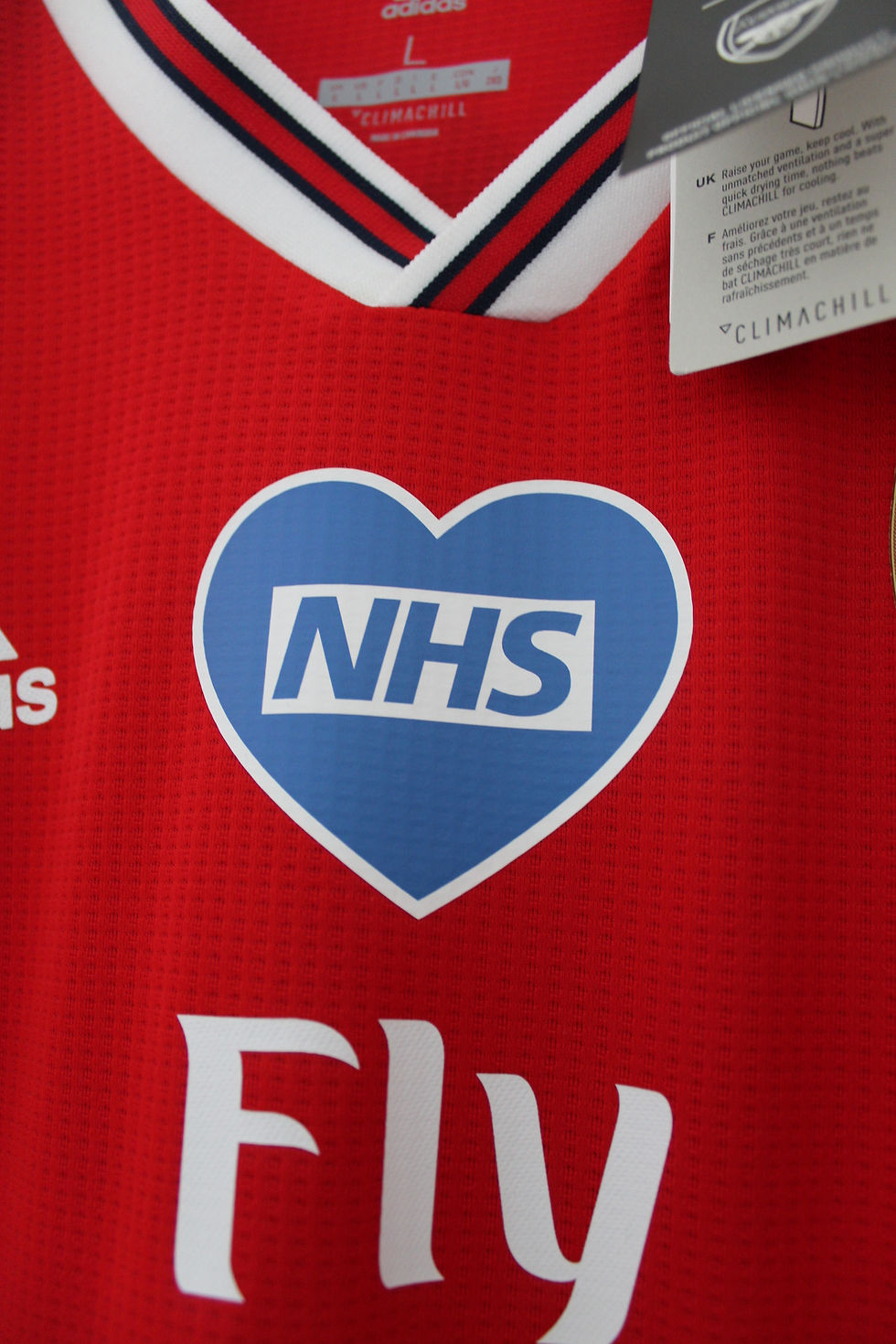 Thumbnail: 2019-20 Pierre-E Aubemayang NHSxBLM Authentic Home Shirt (L) *BNWT*