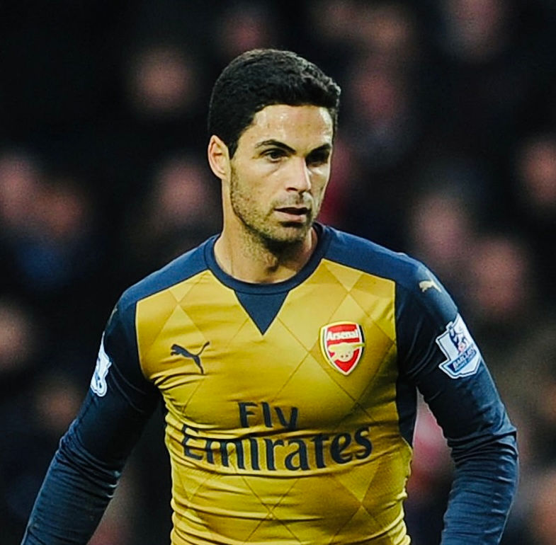 Thumbnail: 2015-16 Mikel Arteta Away Shirt (XXL) *Excellent*