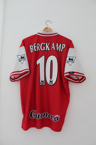 1997-98 Dennis Bergkamp Home Shirt (XL - Fits like an L) *Very