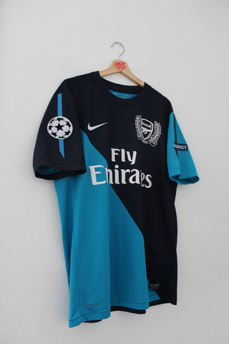 2011-12 Mikel Arteta Arsenal UCL Away Shirt (L) *Excellent