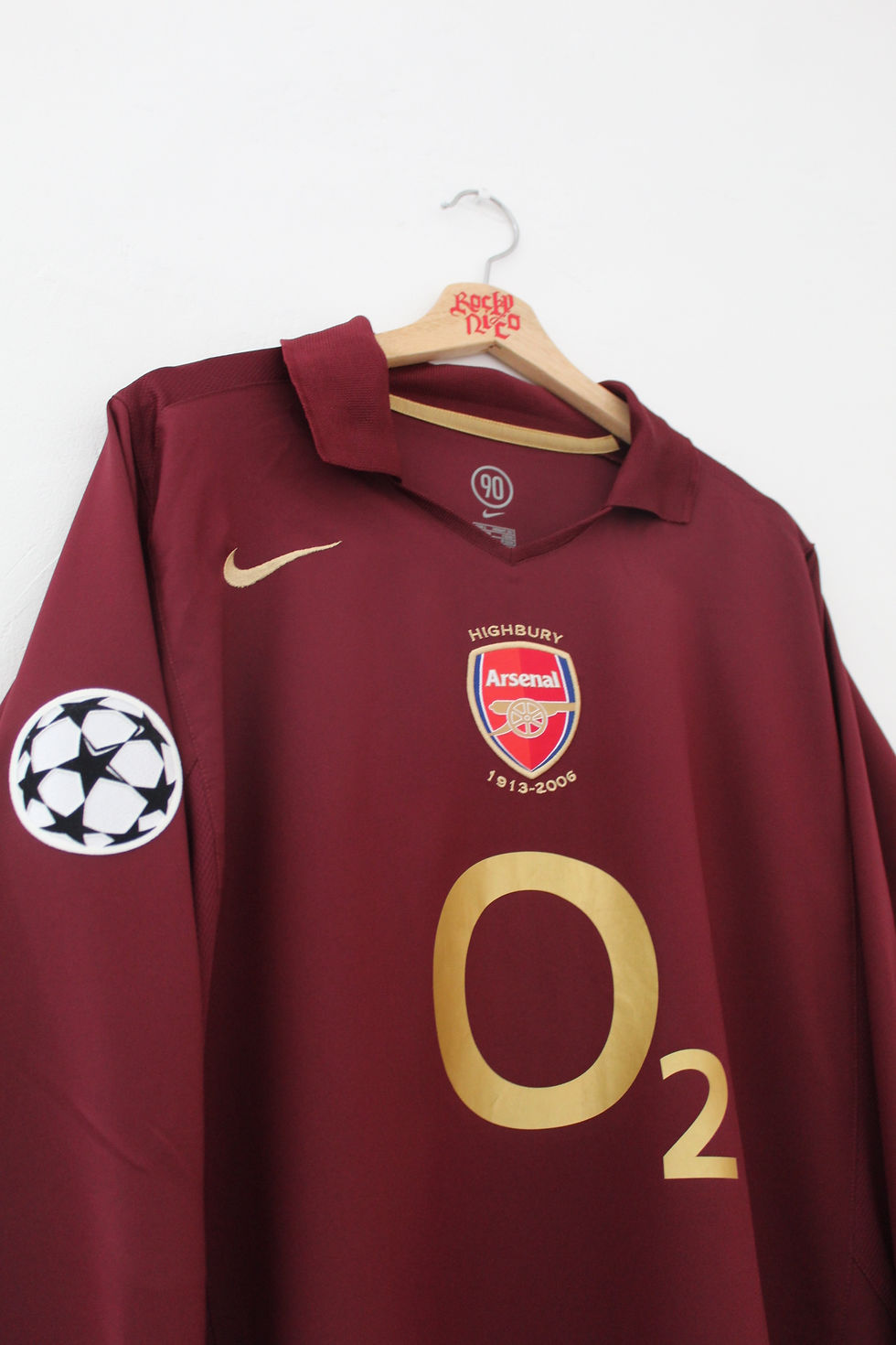 Thumbnail: 2005-06 Thierry Henry UCL Home Long Sleeves Shirt