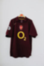 Thumbnail: 2005-06 Dennis Bergkamp UCL Home Shirt (L) *Very Good* 