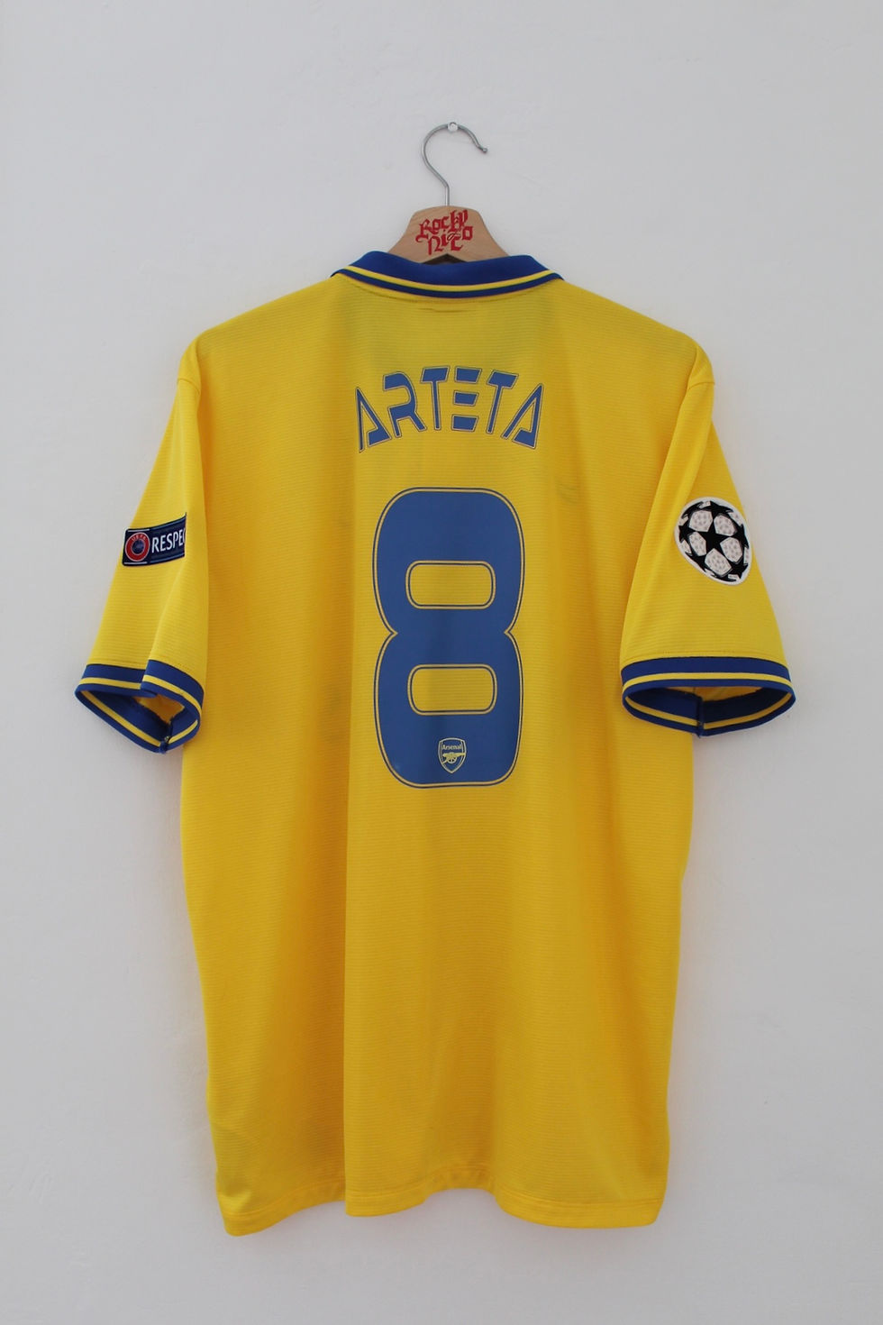 Thumbnail: 2013-14 Mikel Arteta UCL Away Shirt (L) *Excellent* 