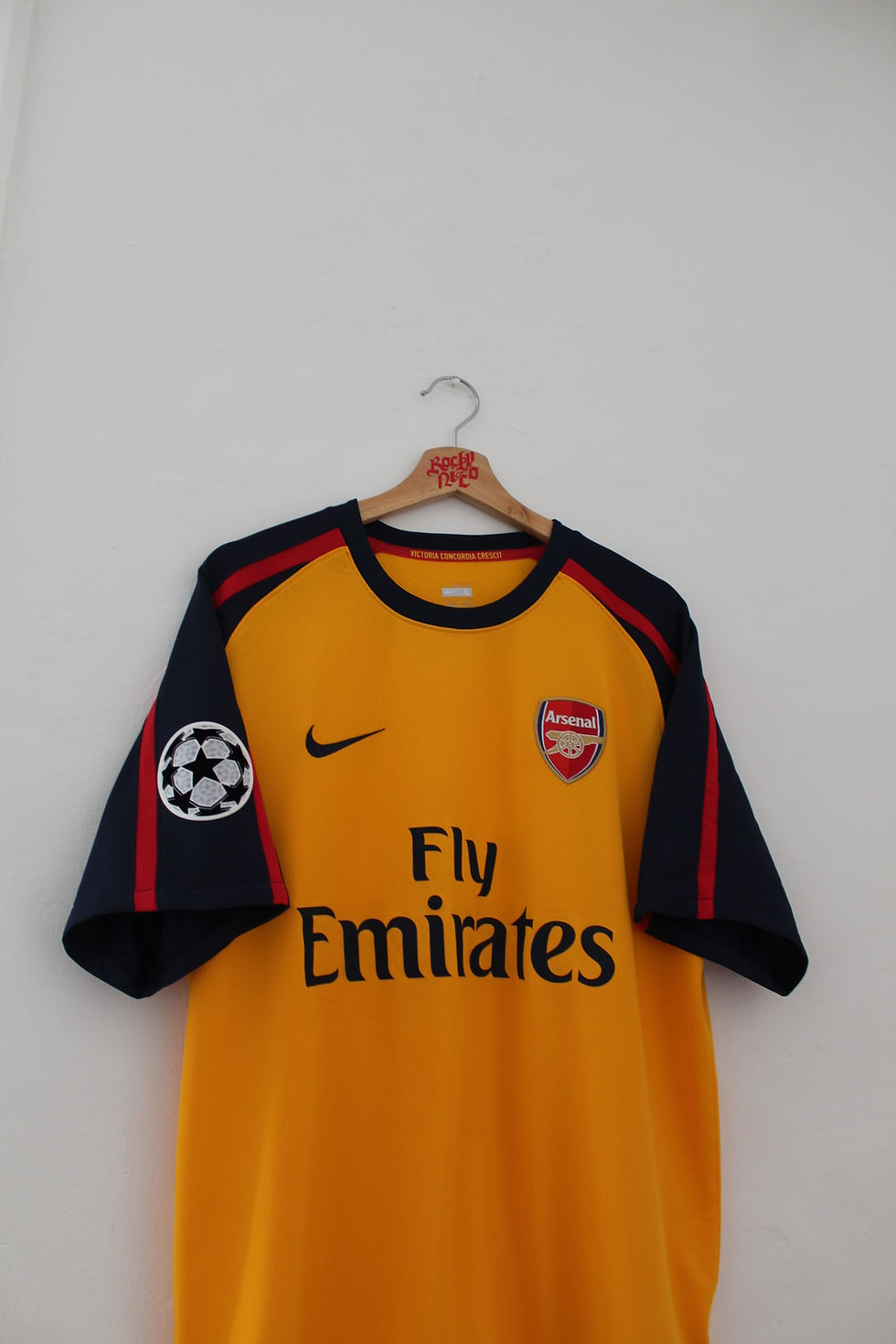 Thumbnail: 2008-09 Abou Diaby UCL Away Shirt (L) *Near Mint* 