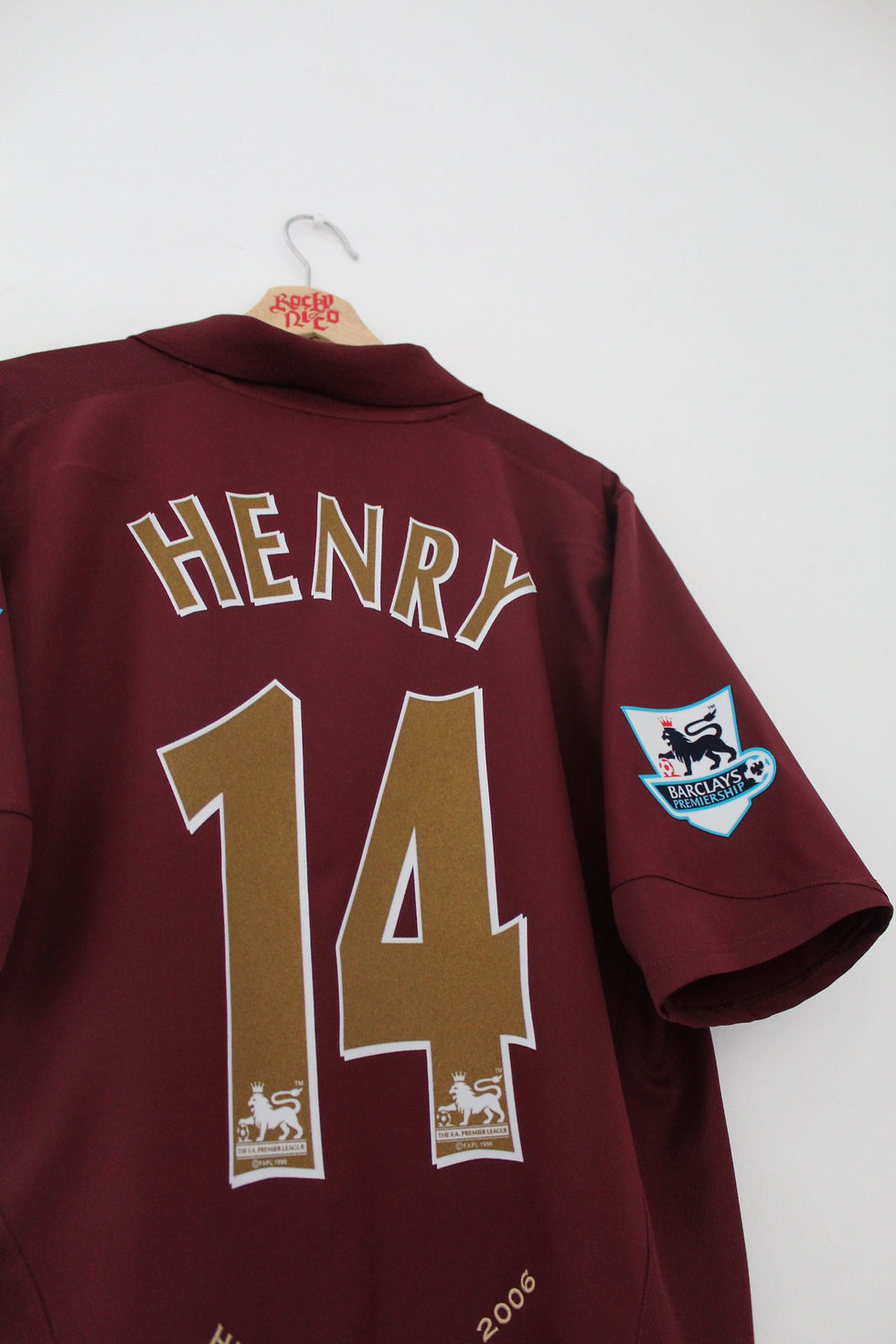 Thumbnail: 2005-06 Thierry Henry Final Game Home Shirt (XL) *Mint*