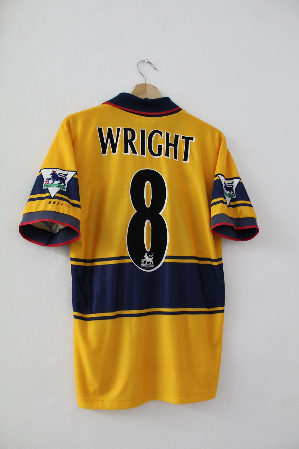 Thumbnail: 1997-98 Ian Wright Away Shirt (S) *Really Good*
