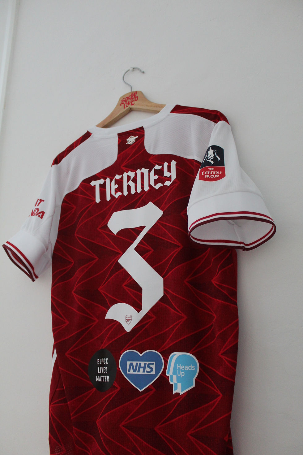 Thumbnail: 2020 FA Cup Finals Kieran Tierney Authentic Arsenal Home Shirt (M) *BNWT*