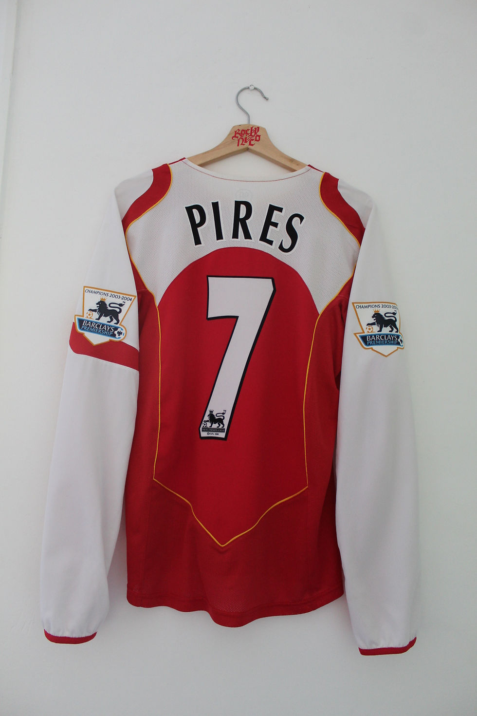 Thumbnail: 2004-05 Robert Pires Stand Up Speak Up Home Shirt (S)