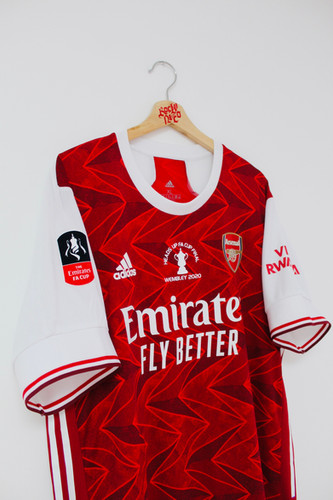 2020 Always Forward FA Cup Finals Arsenal Home Shirt | rockynico