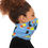 Thumbnail: Playful Balloon Neck Gaiter (Blue) - Lightweight, Fun Design for Kids and Adults
