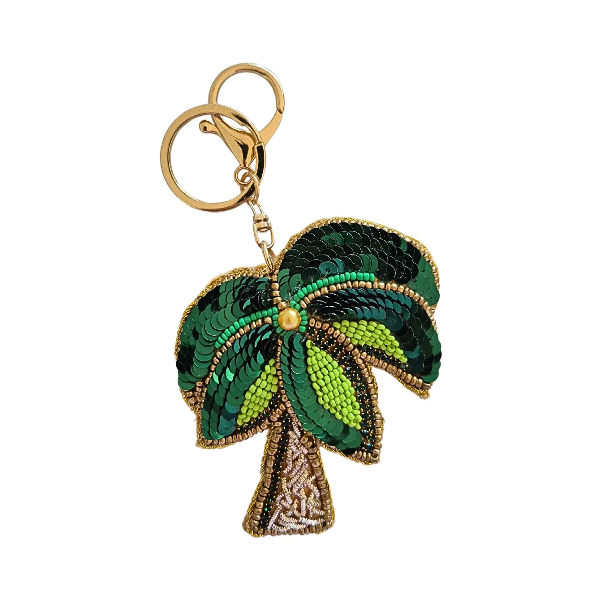 Zoda beaded keychain - Palm Tree
