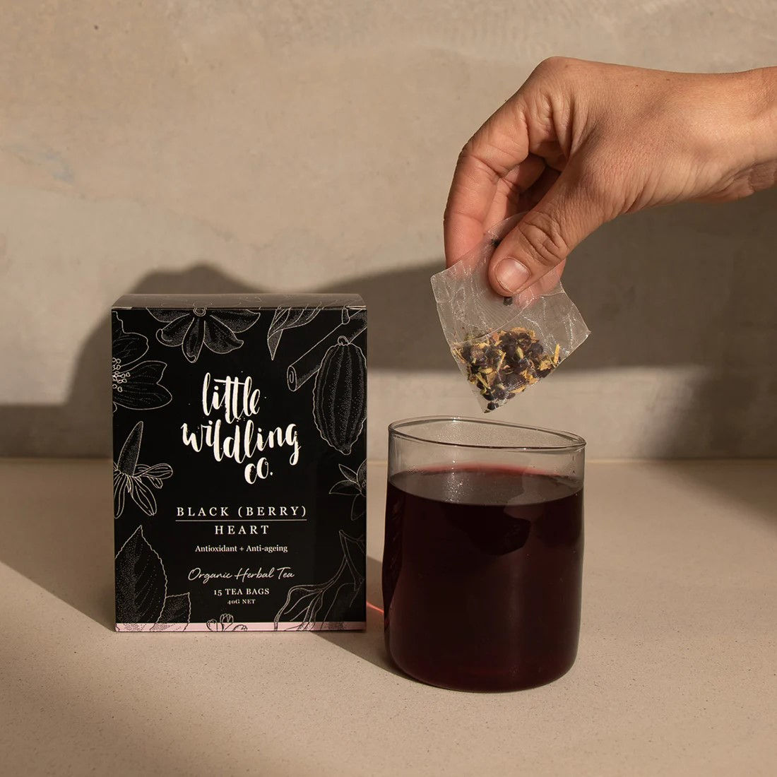 Little Wildling Tea - Black Berry Heart