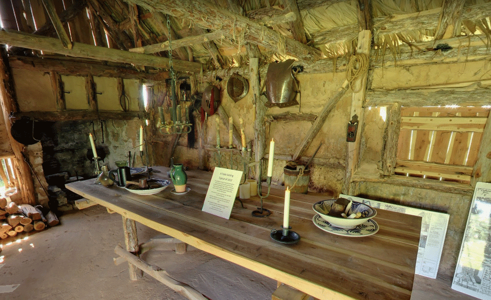 Carters Haus unmittelbar nach dem Einbruch. Jeder der schon mal hier war sieht sofort, was fehlt.