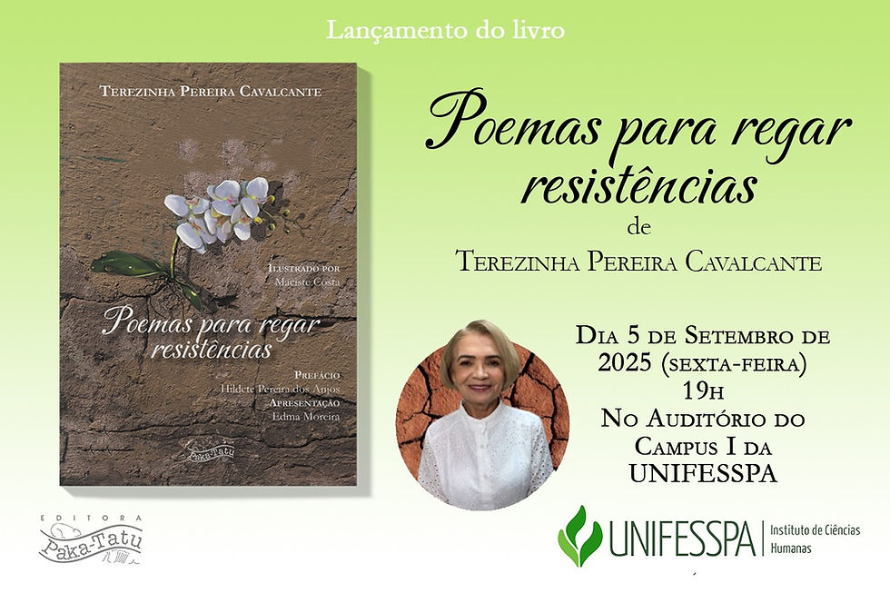 Terezinha Cavalcante lança seu "Poemas para regar resistências"