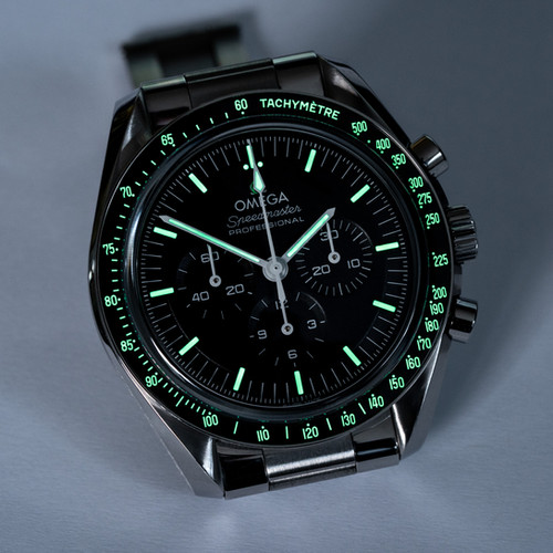 Ceramic Dot-Over-Ninety Tachymètre Bezel For The Omega Speedmaster