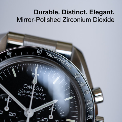 Ceramic Dot-Over-Ninety Tachymètre Bezel For The Omega Speedmaster