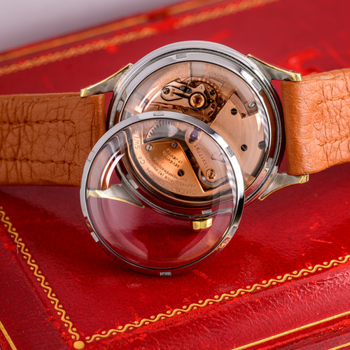 Sapphire Exhibition Caseback for 1950s Vintage Constellations and