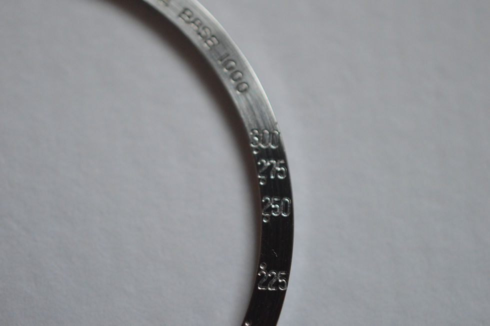 Thumbnail: Steel Tachymeter Bezel for ck2915 Speedmaster "Dot Over Ninety" DON