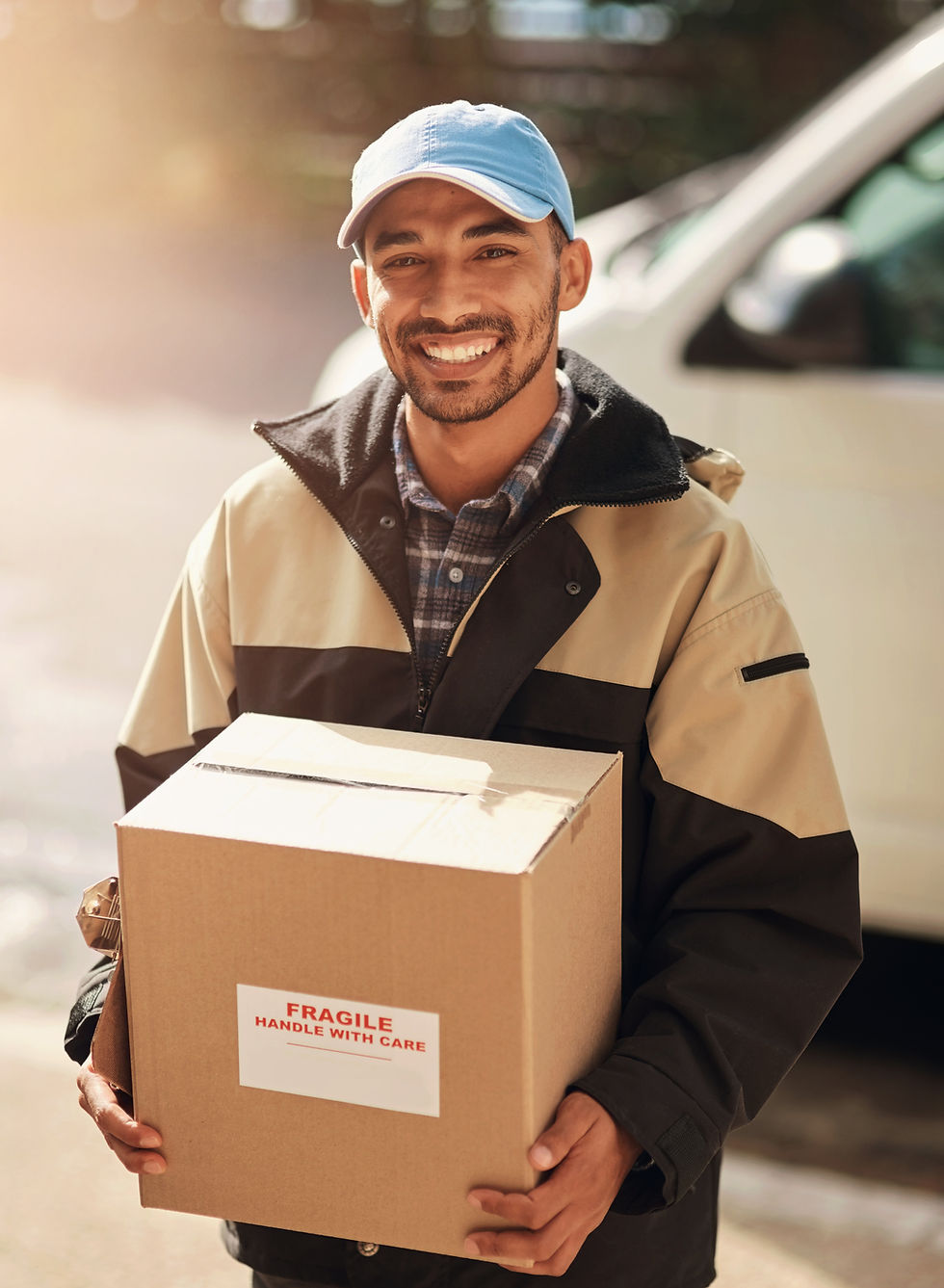 delivery-man-smile-box-portrait-by-van-transportation-supply-chain-stock-person-courier-ha