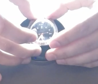 Putting the case in place! Precision!