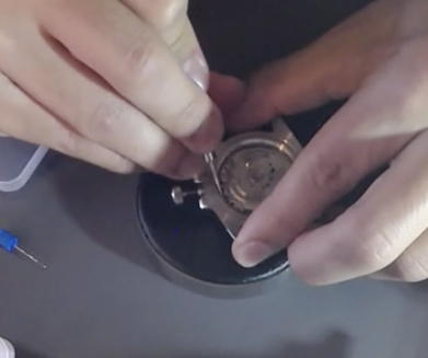 Installing the stem (one of the more annoying parts of this)