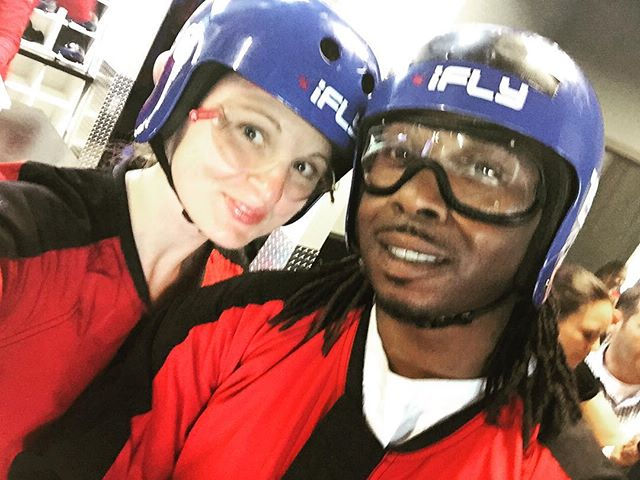 TBT to that time we went indoor skydiving for our anniversary at IFly in Union City