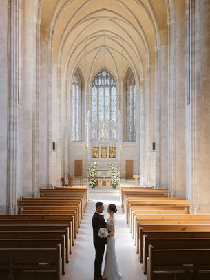 Trinity College Chapel Wedding Photography: Where the Light Falls