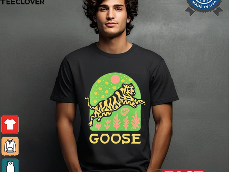 Goose Tour September 2024 Tiger New t shirt