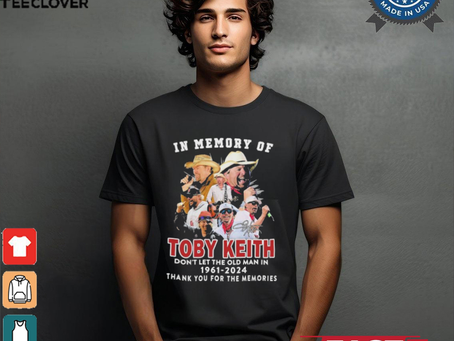 Official In Memory Of Toby Keith Don’t Let The Old Man In 1961 2024 Thank You For The Memories Signature Shirt