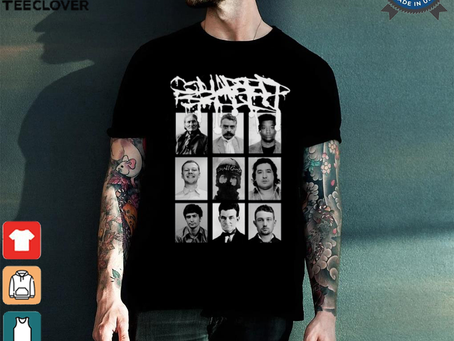 Collapsed Skull Mugshot T Shirt